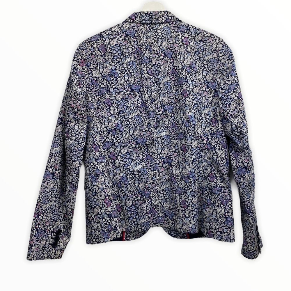 Talbots Women's Floral Cotton Blazer size 8 - Picture 2 of 7